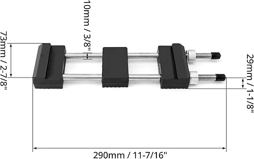 Miniatura 6 de QWORK Soporte para piedra de afilar, soporte universal para piedra de afilar, ajustable de 5-1/2 a 9 pulgadas, base de piedra de afilar