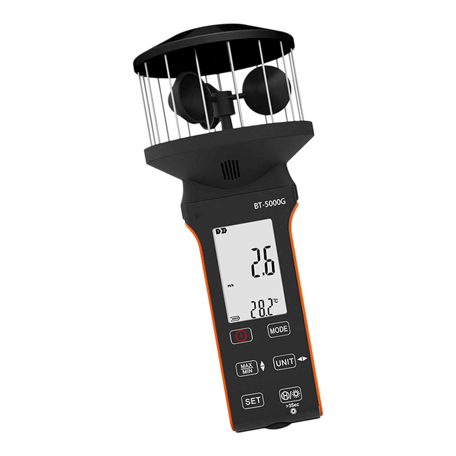 Professional Wind Meter with Backlit Display and Multiple Unit Conversion Digital Anemometer for Accurate Readings Digital Anemometer