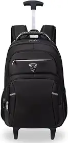 Mochila Bolsa Rodinha Masculina Feminina Notebook Reforçada Viagem Faculdade Escola Trabalho Impermeavel Costas Acolchoadas