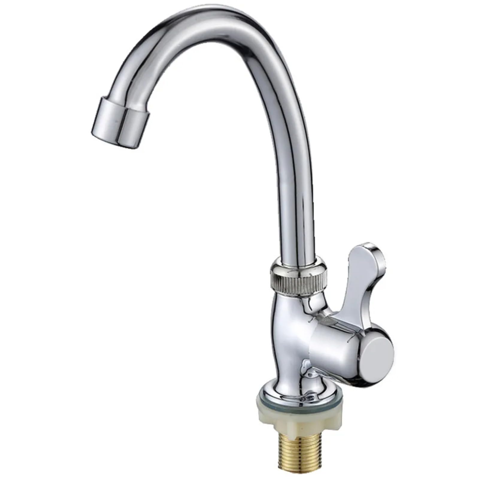 Robinet de cuisine avec purificateur d'eau intégré et mitigeur monotrou vertical en inox