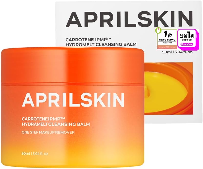APRILSKIN Carotene IPMP Melting Cleansing Balm for Blackhead and Pore Plug Removal