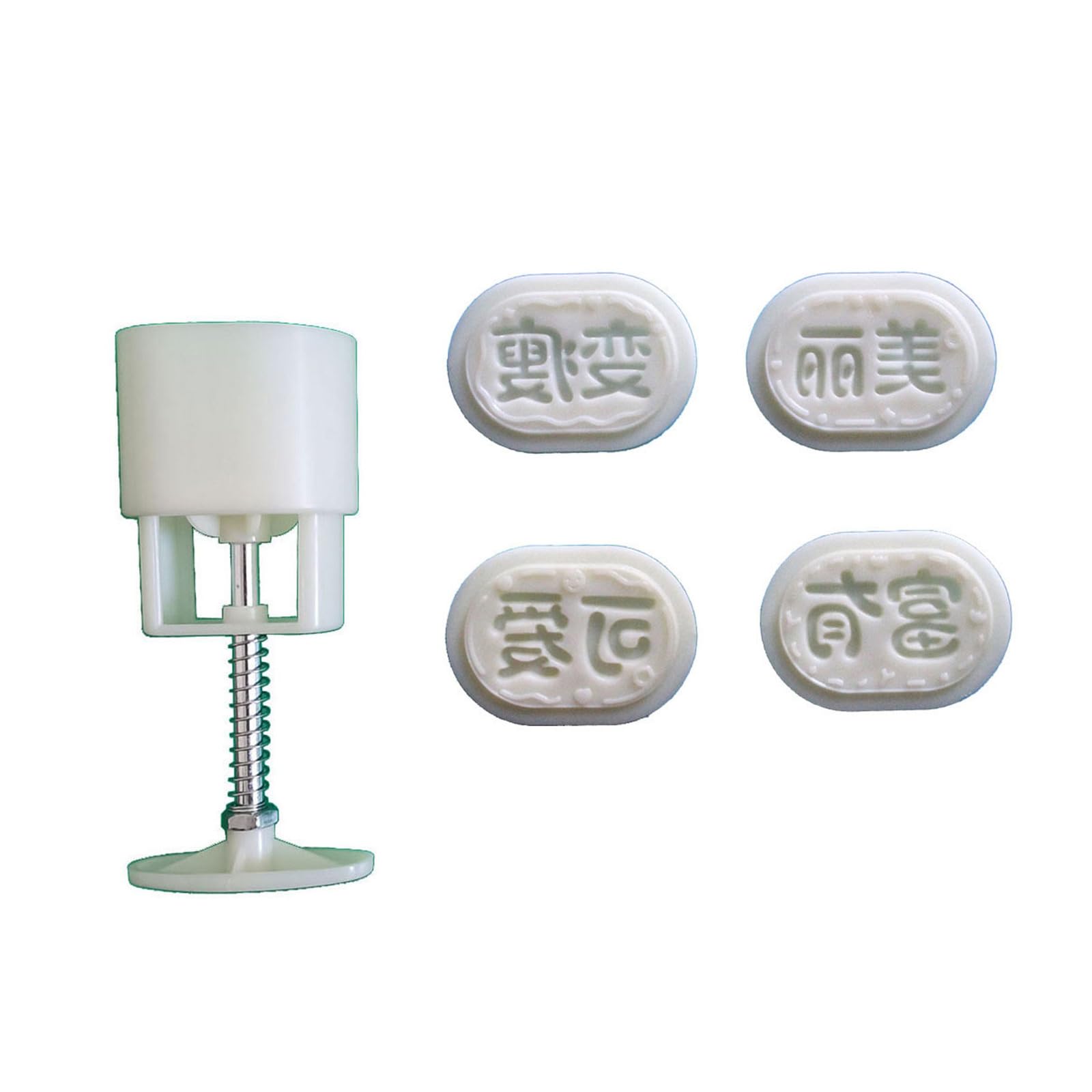 Jazuaiao Making Molds Blessing Shape Pastrys Stamps Mungs Bean Cake Suitable for Family Mungs Bean Cake Molds