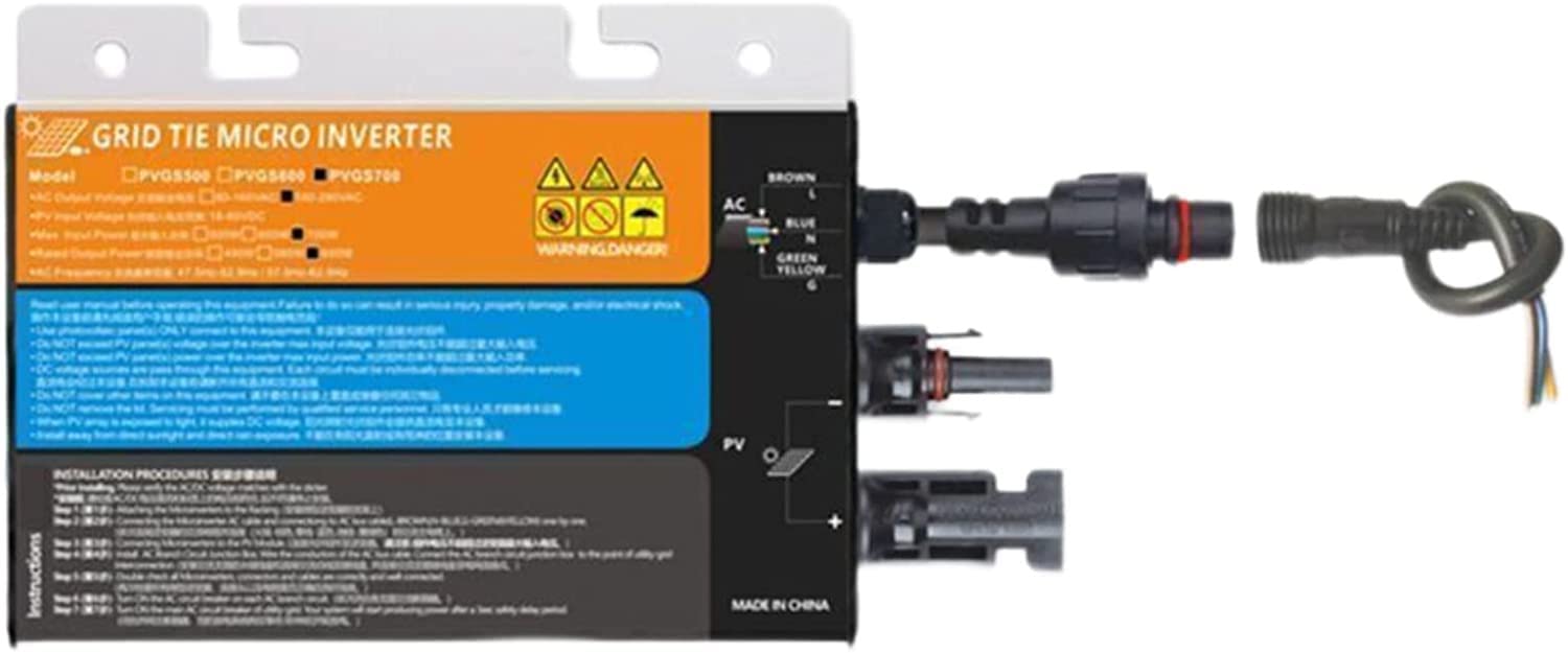 Micro-Onduleur Solaire 120 W/150 W/180 W, Micro-Onduleur Étanche IP55, MPPT Micro Onduleur À Onde Sinusoïdale pour Petit Système Solaire