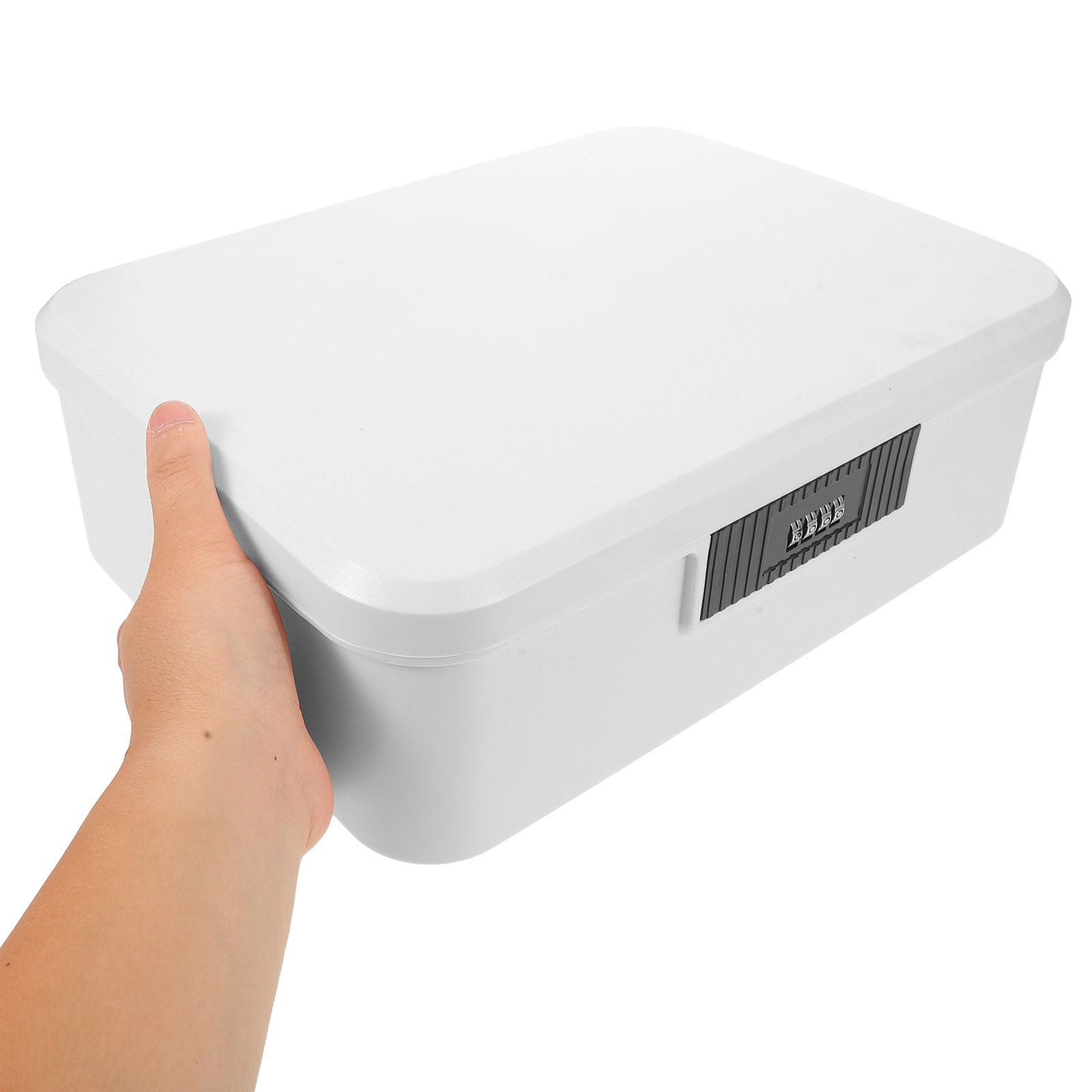 Scatola di Sicurezza con Lucchetto Combinazione 16l ABS Bianca