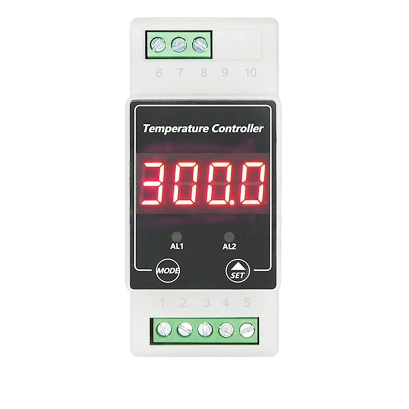 DC8-24V AC100-240V DIN Guida Termostato LED Digitale Regolatore di Temperatura Supporto Resistenza Termica/Sensore Termocoppia(DC8-24V)
