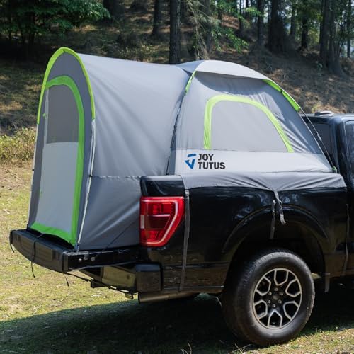 JOYTUTUS Truck Tent with Rainfly 5.5Ft-5.8Ft, Straight Spacious Truck Bed Tent...