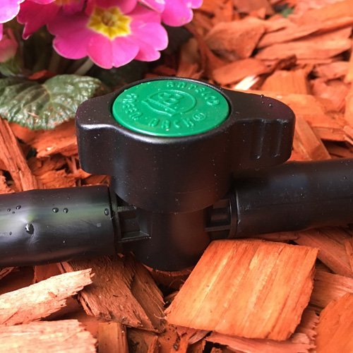 image for Habitech 2-Pack In-Line Barbed Ball Valve 16mm For 1/2 and 5/8 Inch Tu