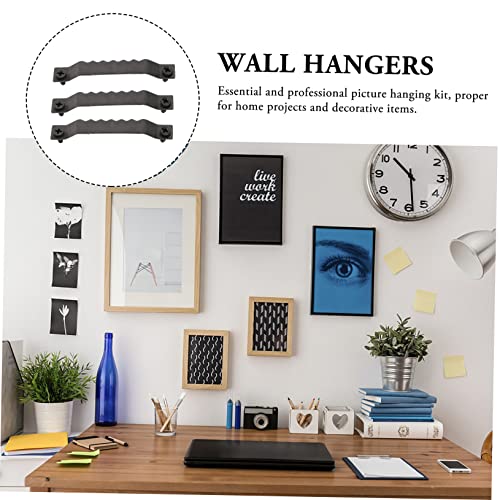 Image of Homoyoyo 100pcs Serrated Picture Hanger Hooks for Easy Picture Hanging Wall Art Hardware for Home Office and School Use Non-Deformation and Impact Resistant