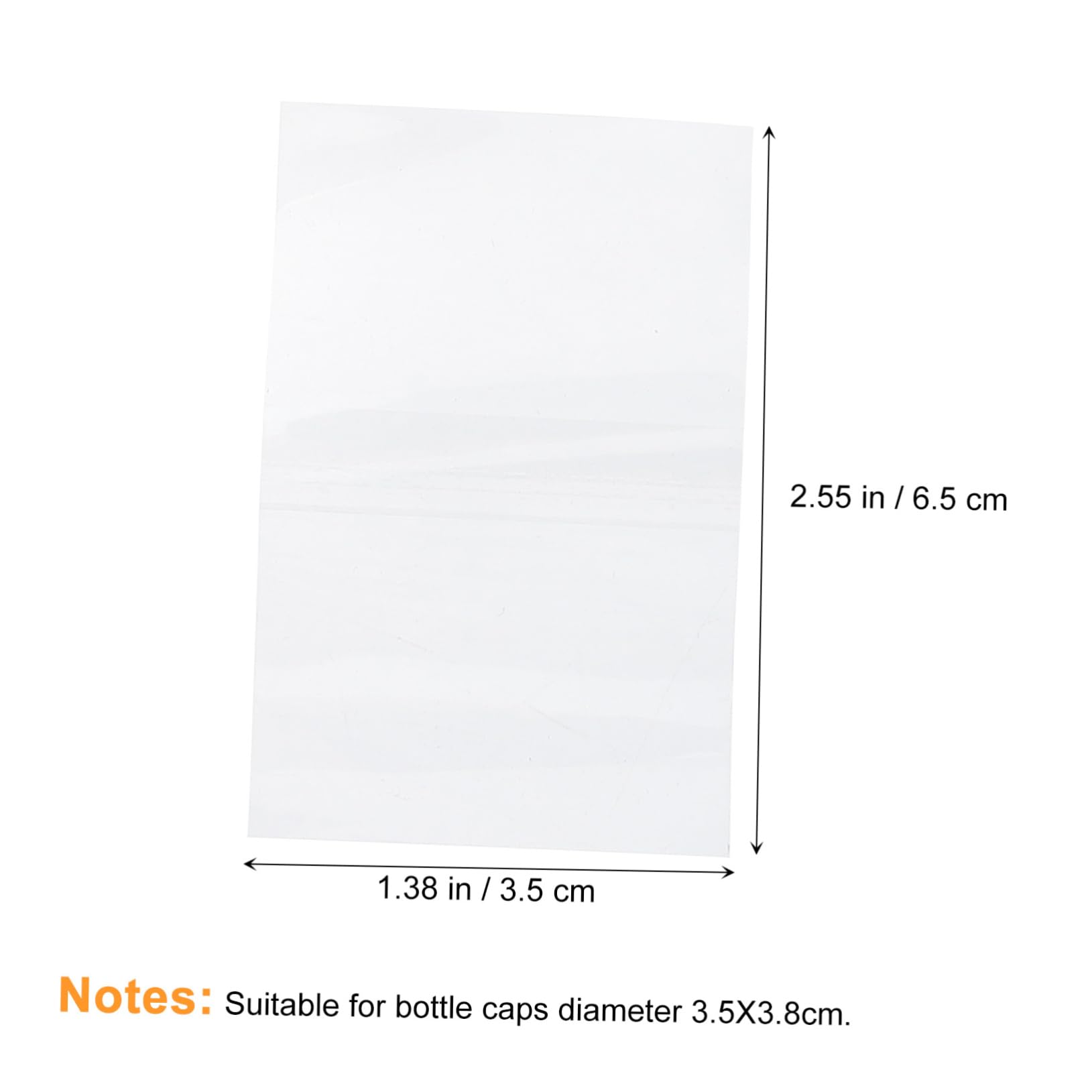 PRETYZOOM Shrink Film for Bottles 400pcs Heat Shrink Sealer Film Self Sealing Cellophane Bags