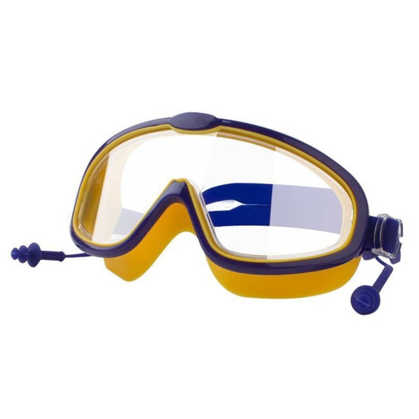 occhialini, Occhialini da nuoto con tappi for le orecchie, set 2 in 1 for bambini, antiappannamento, protezione UV, occhiali for for