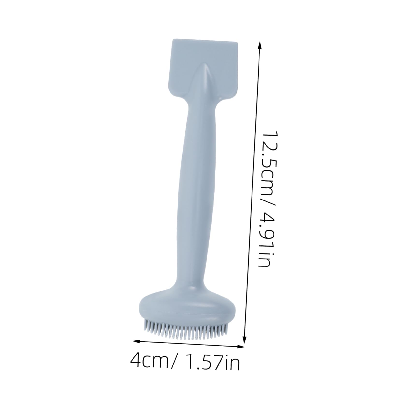 IWOWHERO Double-headed Mask Brush Silicon Face Mask Applicator Soft Silicone Brush Gentle Exfoliating