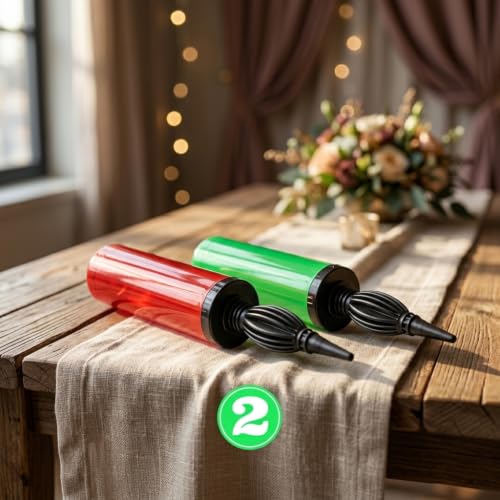 Image of Osmosis Balloon Pump Hand Machine Pack of 2 For Foil Balloons & Inflatable Toys Party Accessory Manual Pump (Multicolor)