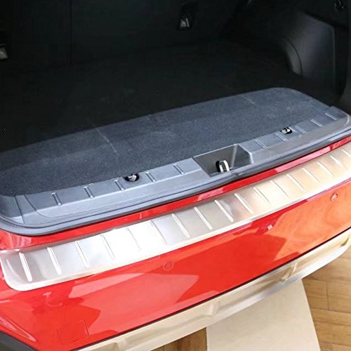 Stainless Stee Rear Bumper Inside and Outside Protector Plate Guard Cover Foot Plate for Subaru Crosstrek XV SUV 2018 2019 2020 2021 2PCS