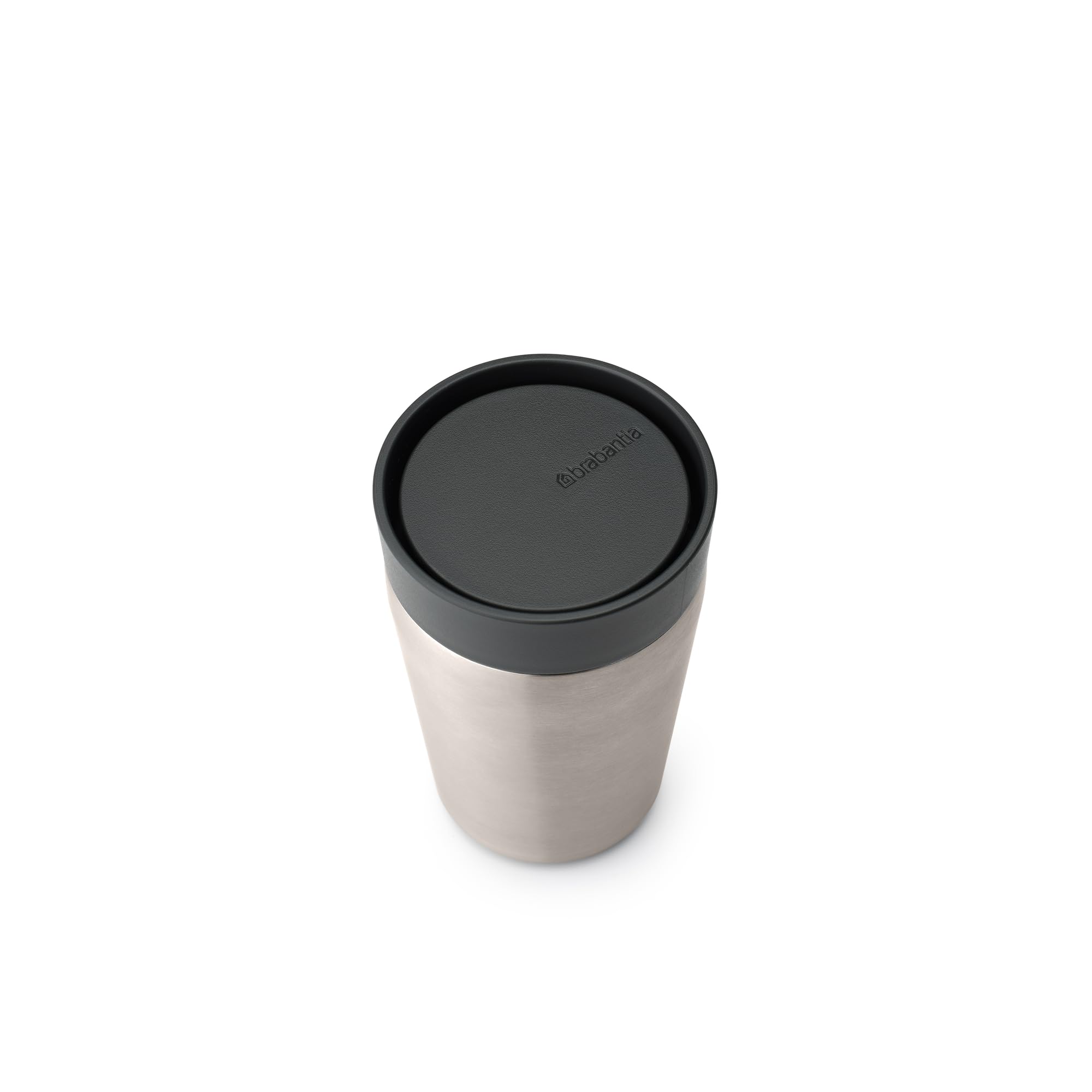 Brabantia, Make & Take Insulated Cup with Smart Click Lid, Keeps Drinks Hot for 3 Hours, Cold for 6 Hours - Image 4