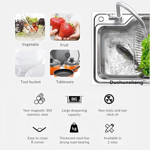 Évier de cuisine professionnel inox 1 compartiment évier extérieur - 6