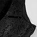 Mens Victorian One Button Vest Gothic Steampunk Waistcoat Slim Fit Brocade Paisley Floral Business Dress Suit Vest