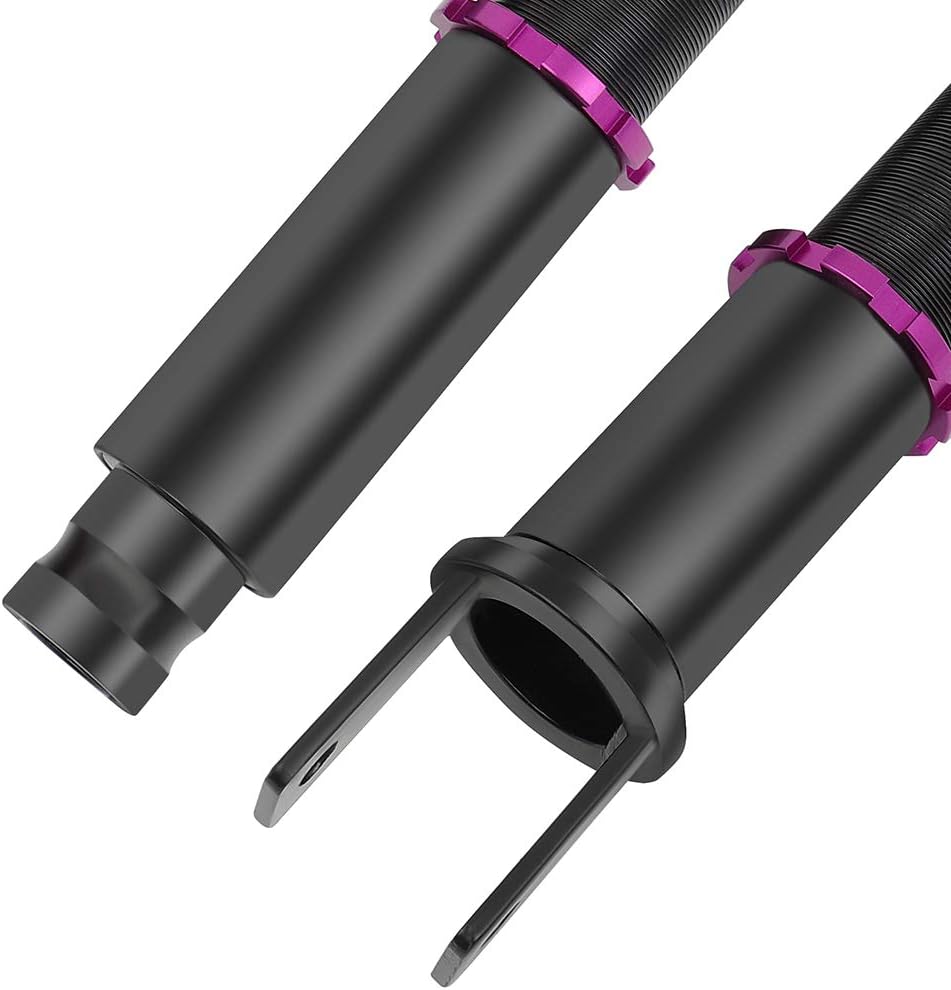 Coilover Struts Spring Shocks Adjustable Height Coilovers Suspension Struts Coil Spring Shocks and Struts Full Set Kits ECCPP Fit for 2008-2012 for Honda for Accord - Purple