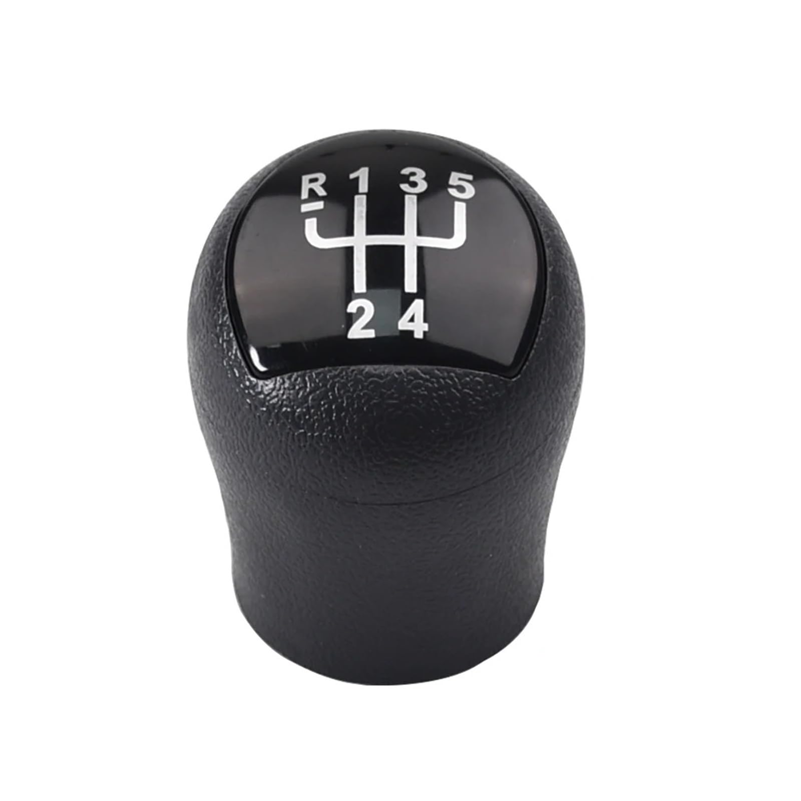 Wxnlbb Glossy Black Gear Shift Knob Lever Shifter Stick Handball Compatible With Renault Clio Espace Laguna Megane Scenic Twingo(Glossy Black)