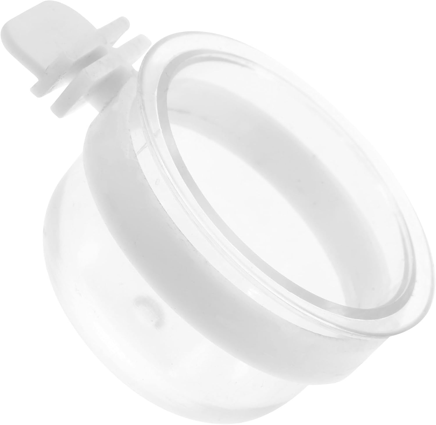 ibasenice Reusable PVC Parrot Feeder with Hanging Design, Bird Cage Food Bowl Suitable for Cockatiel and Pigeon in Pet Wire Cage