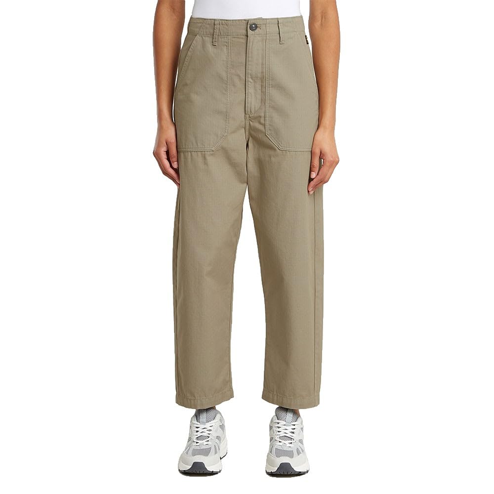 G-STAR Pantaloni Da Donna Pilot Cropped Wmn, Marrone (Light Toggee Gd D26148-D385-H037), 29 W-image