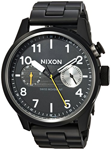 Nixon Men 's ' SafarifbNX' QuartzXeXX`[Watch, Color : Black (Model : a976001 )