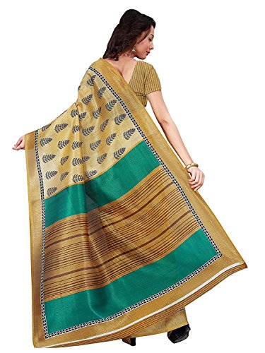 Shree Shagun green bhagalpuri silk saree – image 3