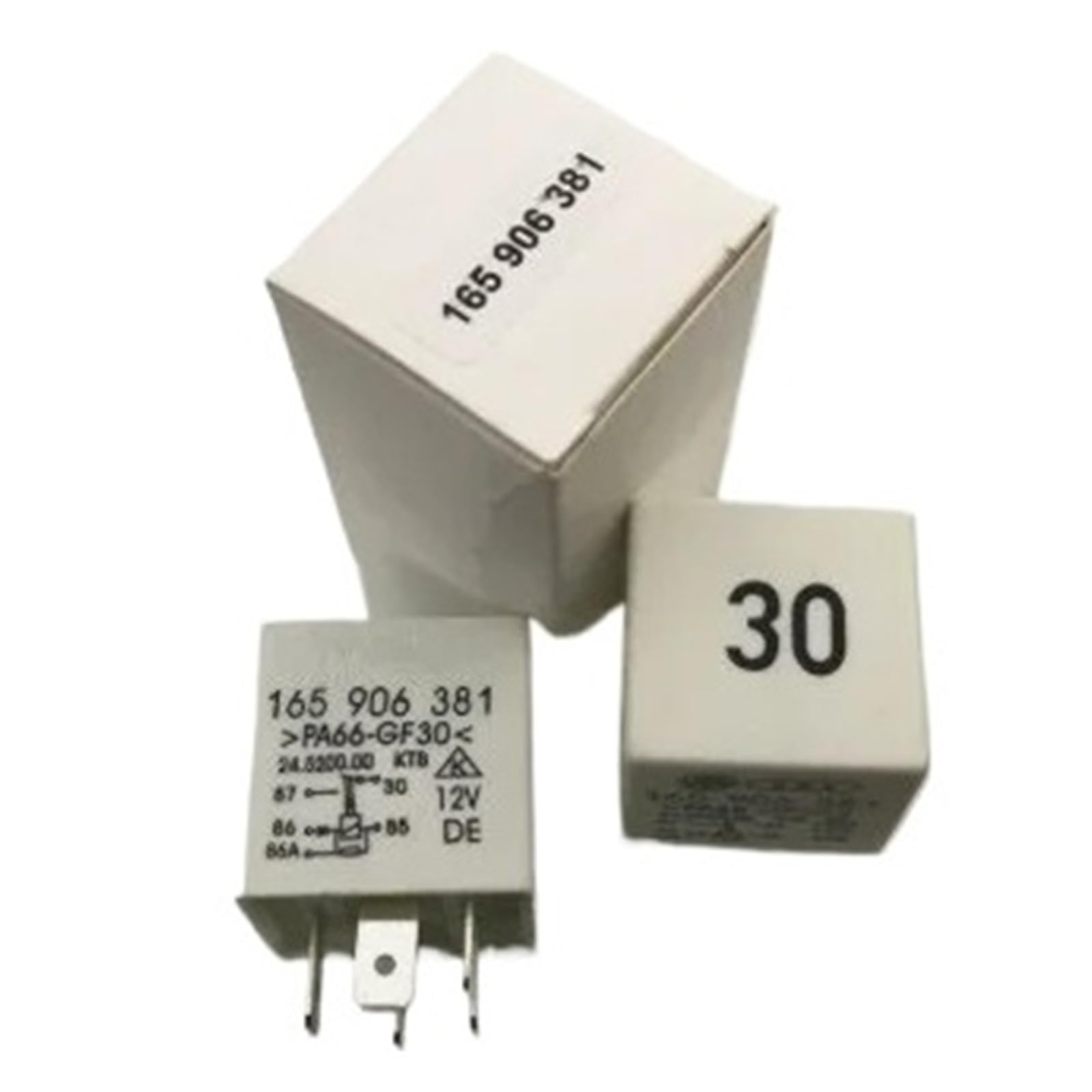 Relais 30 calculateur moteur 165906381 pour gestion d'alimentation automobile 5 broches