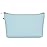 WANDF Cosmetic Bag for Women Makeup bag Organizer Mini Makeup Pouch for Purse Water Resistant Girls Gift(Light Blue)