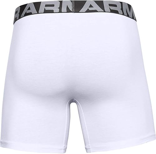Miniatura 4 de Under Armour Boxerjock 6 Boxerjock de algodón cargado para hombre (3 unidades)