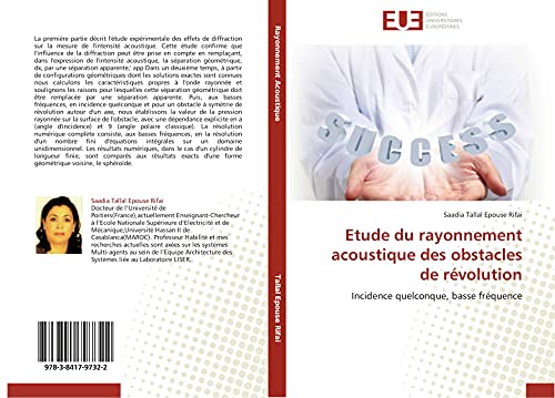 Etude du rayonnement acoustique des obstacles de révolution: Incidence quelconque, basse fréquence (Omn.Univ.Europ.) (French Edition)