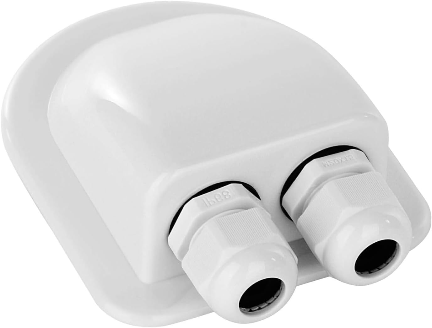 The Authentic Photo voltaic Double Cable Gland Waterproof Field Photo voltaic Panel Roof Mounting Equipment 6-12mm RV Photo voltaic Equipment Entry Cable Glands Good for Camper, Roof, Van, Boat, Car Or Home System