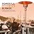 Jocoevol 48,000 BTU Patio Heater with Sand Box, Table Design, Propane Patio Heater with Wheels, Double-Layer Stainless Steel Burner, Outdoor Heater for Home and Residential, Stainless Steel