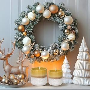 Ceramic Jar Candles, Soy Candles for Home Unscented, Decorative Candles Gift for Birthday, Party Holiday, Farmhouse Candle for Men and Women Holiday (20oz) Ceramic Jar Candles Soy Candles for Home Unscented Decorative Candles Gift for Birthday Party Holiday Farmhouse Candle for Men and Women Holiday 20oz