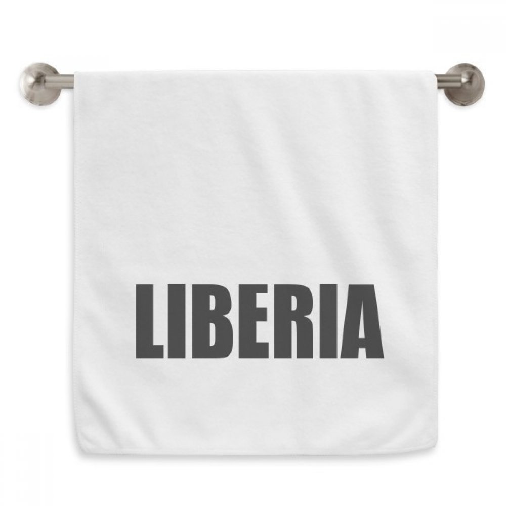 Serviette débarbouillette Liberia blanche absorbante 13x29 inch