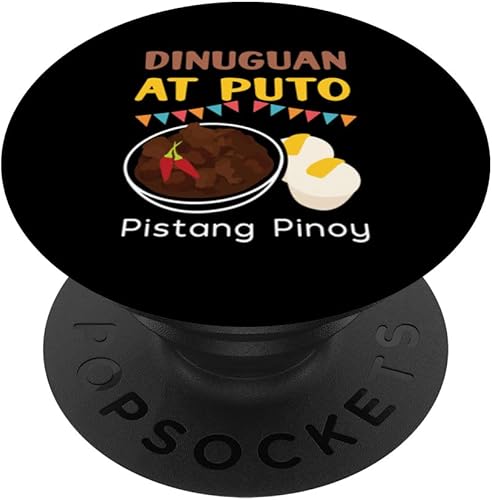 Dinuguan en Puto Food para filipinos y filipinas PopSockets intercambiables PopGrip