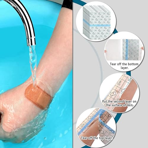 Patch douche étanche jetable pour protéger un tatouage récent de l'eau