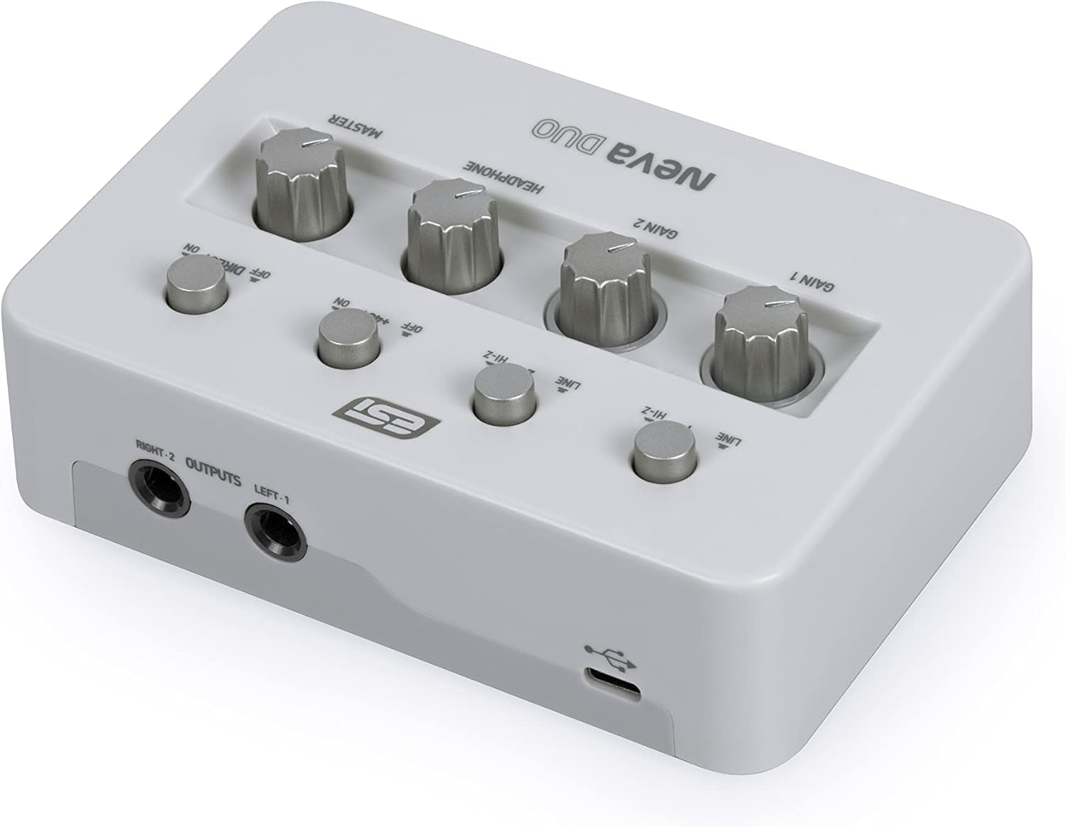 ESI Neva Duo | Adattatore Audio USB Ultra Mobile per Chitarra & Microfono 24-bit / 192 kHz