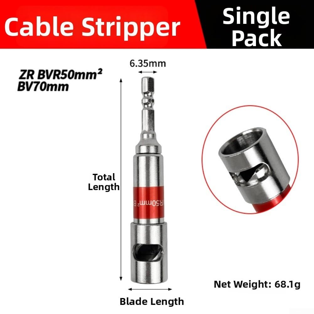 1 pince à dénuder électrique en métal pour fils de cuivre de 16 à 120 mm², fixation automatique haute dureté pour électriciens (7)