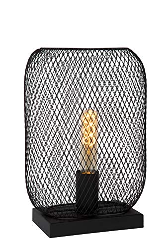 Preisvergleich Produktbild Lucide MESH - Tischlampe - 1xE27 - Schwarz