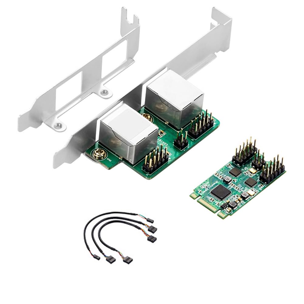 Tarjeta de red M.2 para solucionar la falta de puertos Ethernet en placas PCIe 7
