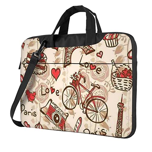 Sac à bandoulière pour ordinateur portable 14 pouces Noir