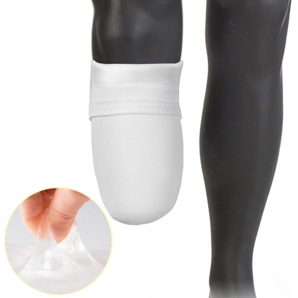 Chaussettes De Protection en Silicone Épais pour Prothèses, Chaussettes Élastiques pour Amputés, Manchon Souple De Protection du Moignon pour Le Confort Protection des Membres.