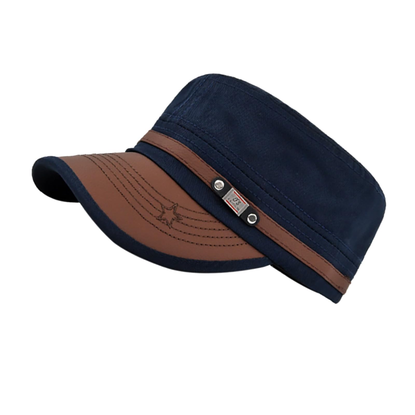 BWANGIAO Classical Flat Top Baseball Cap Adjustable Curved Brims Hat For Men And Women Unisex Design Sport Outdoor Headwear