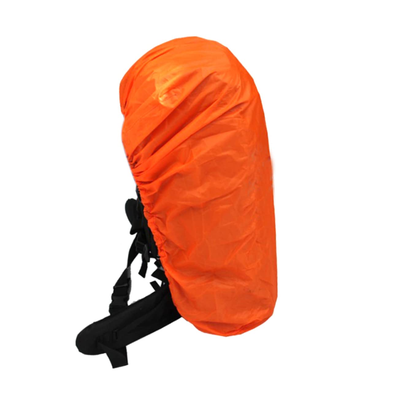 KOMBIUDA 3 Piezas Cubrir Cubiertas de Lluvia para mochileros Funda para Lluvia de Mochila de Viaje Funda de Bolsa para la Lluvia cubremochilas Impermeable Mochila para Viaje Orange