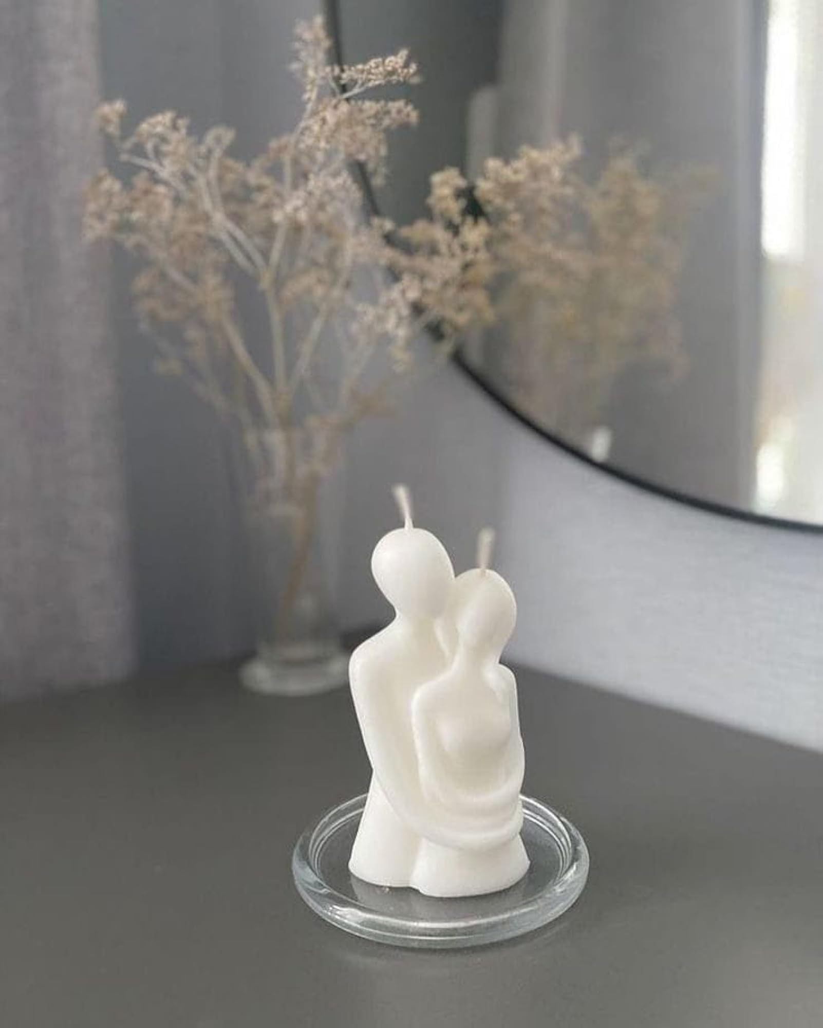 Couple Hugging Candle for Cake Decoration