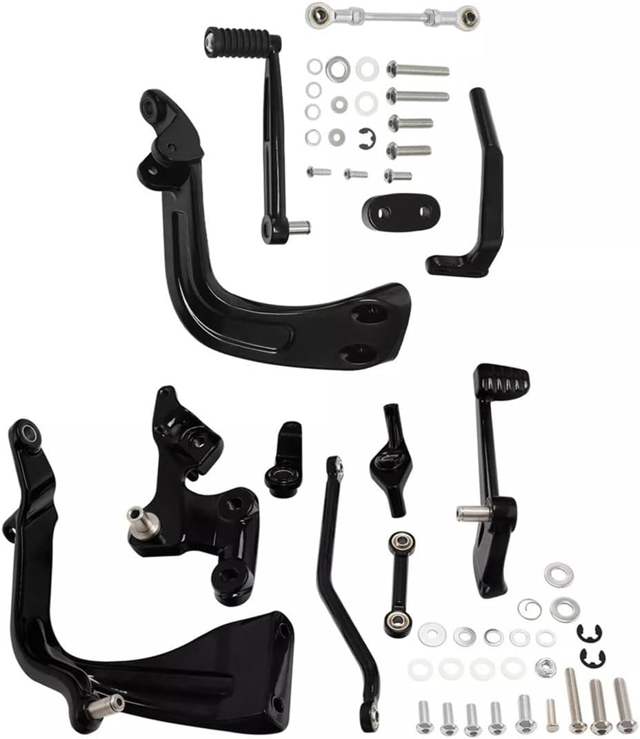 Compatible with Sport Glide Bob FXDRS 2018 to 2024 Motorcycle Center Shift Brake(Black)