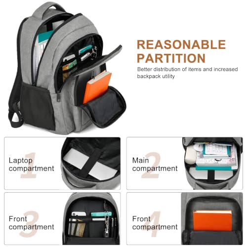 Image of Backpack for Men, School Backpacks for Teen Boys, Large Bookbag