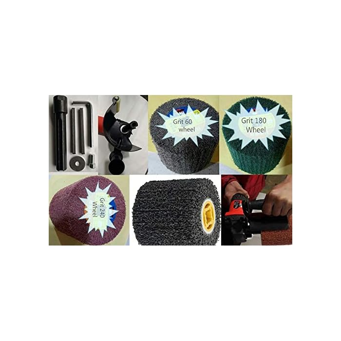 Buy Wire drawing Polishing Burnishing Wheel P60 P180 P240 & Silicon