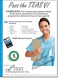Pass the TEAS V! A complete Test of Essential Academic Skills study guide with TEAS practice test questions