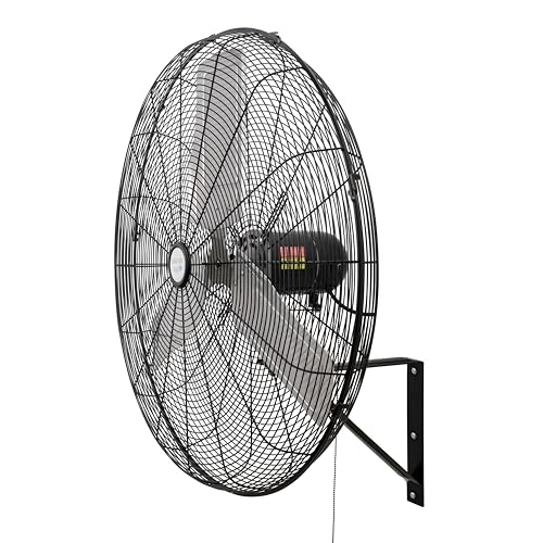 Narvik Ventilador Industrial de Pared 30 Pulgadas, 1 Año de Garantía, Aspas y Motor Metalico, Gran Potencia con 3 Velocidades a Control Cadena